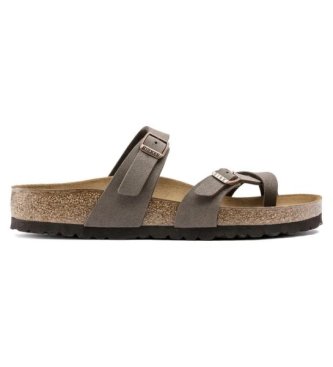 Birkenstock para mujer. 71061 Sandalias Mayari mocca (44), Marrón, Plano, Ninguno, Casual, Taupe