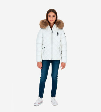 Blauer para mujer/niña. 25WBLGC03384 Abrigo Lotus blanco (12años= 152cm), Casual, Nylon, moda infantil
