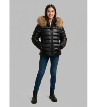 Blauer para mujer/niña. 25WBLGC03380 Abrigo plumífero Arcadia negro (10años= 140cm), Casual, Nylon, moda infantil