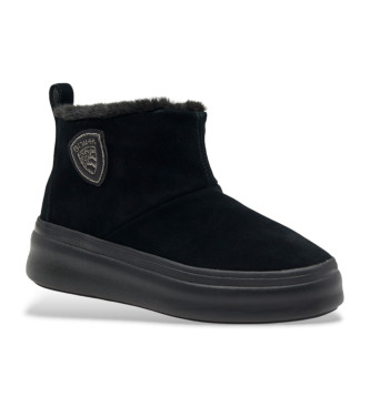 Blauer para mujer. F4EMERY02 Botines de piel Emery 02 negro (36), Plano, Ninguno, Casual