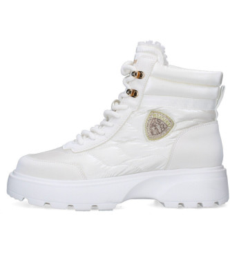 Blauer para mujer. F5BLANCA03 Botines de piel Laarzen blanco (39), Casual