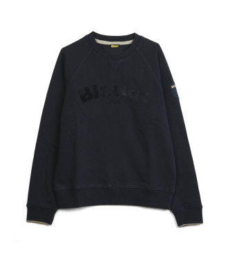 Blauer para hombre. 24WBLUF03151 Sudadera Camp marino (L), Casual, Algodón, Blauer outlet 2024.