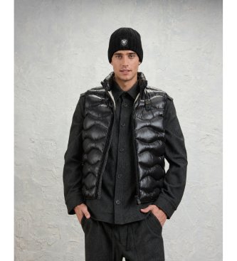 Blauer para hombre. 26WBLUX02055 Chaleco acolchado Danny negro (L), Casual, Poliamida