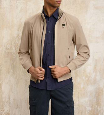 Blauer para hombre. 25SBLUC11207 Chaqueta Bomber Anson beige (L), Casual, Poliéster