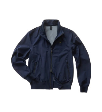 Blauer para homem. 25SBLUC11207 Casaco de bombardeiro Anson navy (XXL), Casual, Poliéster, Marinho