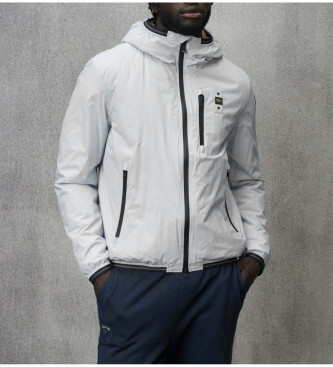 Blauer para hombre. 24WBLUC11061 Chaqueta Con Interior De Piel Eco Devon blanco (M), Casual, Nylon, Blauer outlet 2024.