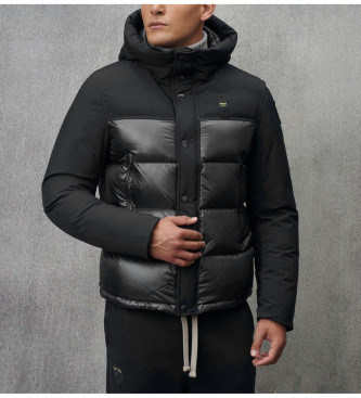 Blauer para hombre. 24WBLUC03096 Chaqueta de Plumas Neopreno Brook negro (L), Casual, Nylon, Manga larga