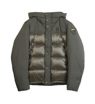 Blauer para hombre. 24WBLUC03096 Chaqueta de Plumas Neopreno Brook verde (L), Casual, Nylon, Manga larga, Blauer outlet 2024.