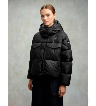 Blauer para mujer. 25WBLDC03169 Chaqueta Plumífero Brillante Laval negro (L), Casual, Poliamida