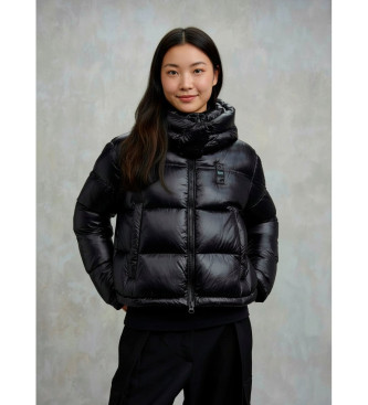 Blauer para mujer. 25WBLDC02170 Chaquetón Micro Rip Gloria negro (L), Casual, Poliamida