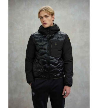 Blauer para hombre. 25WBLUC08078 Plumífero Albert negro (L), Casual, Poliéster