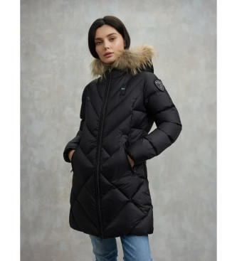 Blauer para mulher. 25WBLDK03098 Casaco preto Althea (M), Casual, Poliamida