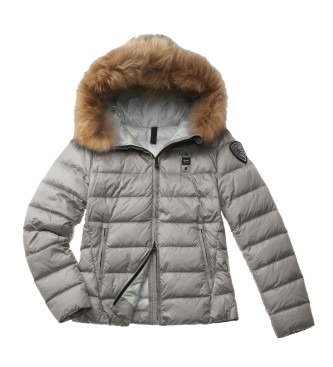 Blauer para mujer. 24WBLDC03038 Plumífero Arcadia gris (L), Casual, Nylon, Blauer outlet 2024.