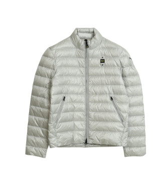 Blauer för män. 25SBLUC03011 Koreansk kavaj med krage austin grey (S), Casual, Grå, Polyester