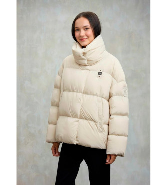 Blauer para mujer. 25WBLDC03166 Plumífero Corto Nuvola Ross beige (M), Casual, Nylon