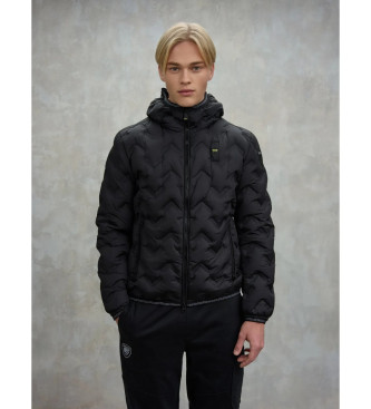 Blauer para hombre. 25WBLUC03233 Plumífero de ángulos Piery negro (XXL), Casual, Poliéster