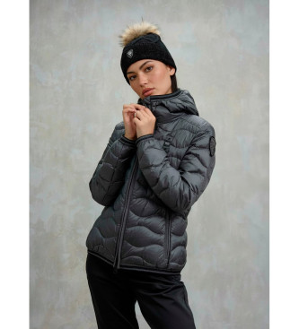 Blauer para mujer. 25WBLDC03095 Plumífero de ondas Camelia gris (XS), Casual, Poliamida