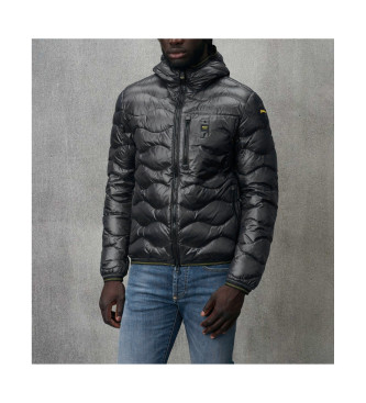 Blauer para hombre. 24WBLUC03030 Plumífero Ligero Con Ondas Wave negro (3XL), Casual, Nylon, Blauer outlet 2024.