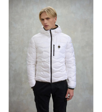 Blauer para hombre. 25WBLUC03074 Plumífero Ondulado Wave blanco (L), Casual, Poliéster