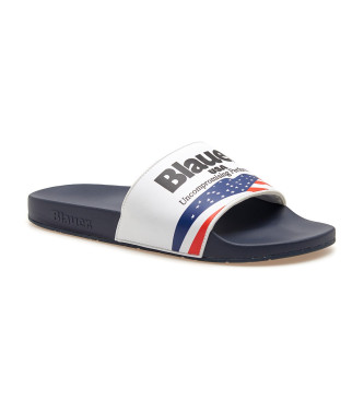 Blauer para mujer. S5JASPER01 Chanclas Jasper01 marino (44), Plano, Ninguno, Beachwear