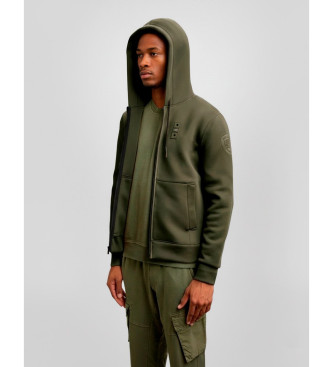 Blauer para hombre. 25WBLUF02093 Sudadera Colby verde (M), Casual, Poliéster