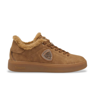 Blauer para mujer. F6VICTORY01 Zapatillas Victory cognac