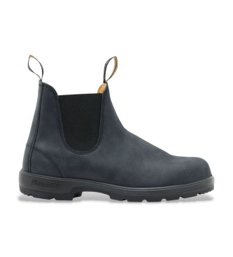 Blundstone unisex. 587 Botines de Piel 587 negro (40), Plano, 1 a 3cm, Ninguno, Casual