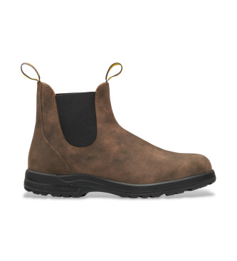 Blundstonevoor vrouwen. 2056 Leren enkellaarsjes 2056 All Terrain bruin (41), Leer, Plat, Geen, Casual