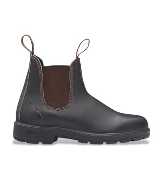 Blundstone unisex. 500 Botines de Piel 500 marrón (45), Plano, 1 a 3cm, Ninguno, Casual