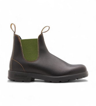 Blundstone para hombre. 519 Botines de Piel 519 verde (43), Marrón, Plano, Ninguno, Casual