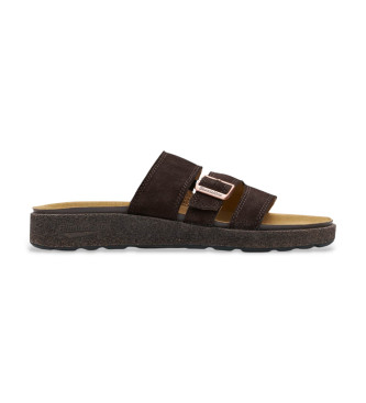 Para mujer. 2696 Sandalias de Piel 2696 (35.5), Plano, Ninguno, Casual