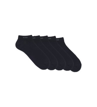 Pack 5 Pares de Calcetines Uni marino (43-46), Homewear, Algodón