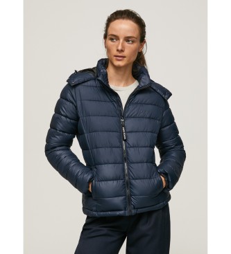 Pepe Jeans para mujer. PL402077 Chaqueta repelente al agua Alexa marino (S), Azul, Casual, Poliéster