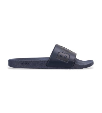 BOSS para hombre. 50536835 Chanclas Aryeh marino (40), Plano, Ninguno, Beachwear