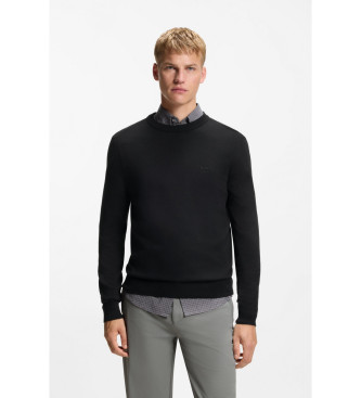 BOSS para hombre. 50508766 Jersey Asac negro (3XL), Casual, Algodón