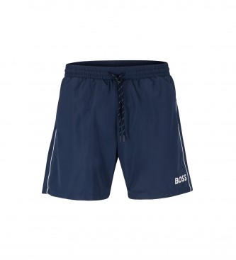 BOSS para hombre. 50469607 Bañador Starfish Marino (M), Beachwear, Poliéster Reciclado, Sostenible