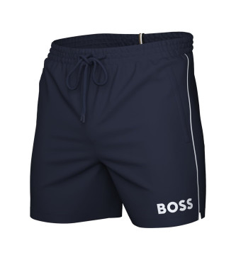 BOSS para hombre. 50514429 Bañador Starfish marino (L), Beachwear, Poliéster Reciclado, Sostenible