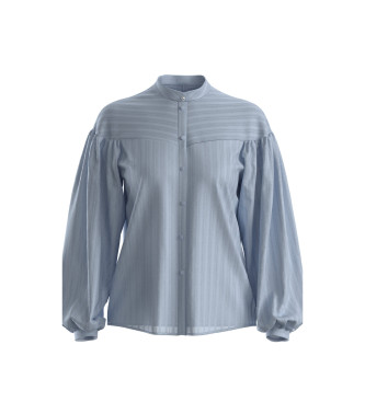 BOSS para mujer. 50553899 Blusa Bilmant azul (34), Casual, Poliéster, Manga larga