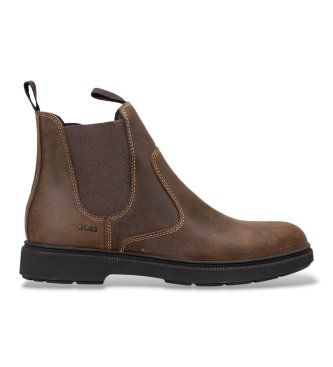BOSS para hombre. 50574168 Botines Ferling marrón oscuro