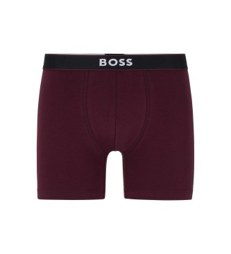 BOSS para hombre. 50484020 Bóxer elástico con logo en la cintura lila (M), Homewear, Algodón