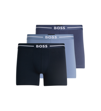 BOSS para hombre. 50517834 Pack 3 Bóxers Bold azul, marino (M), Homewear, Algodón
