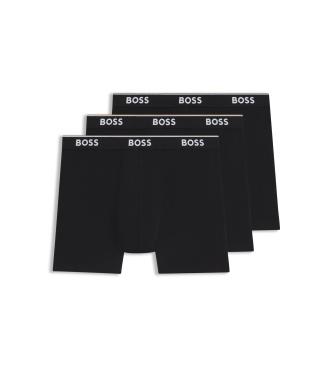 BOSS para hombre. 50538142 Set 3 Bóxers Power negro (L), Homewear, Algodón