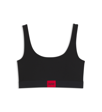 HUGO para mujer. 50469652 Sujetador Bralette con Logo negro (XXL), Homewear, Algodón