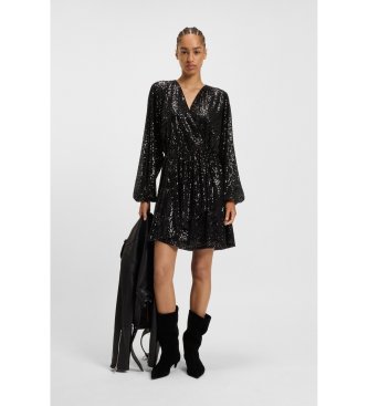 BOSS Vestido Dilloi negro