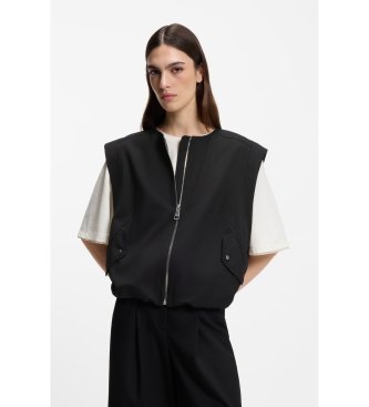 BOSS Chaleco Jakora negro