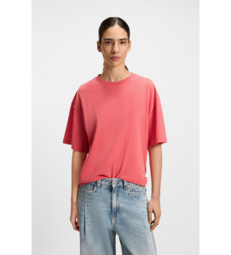 BOSS para mujer. 50545498 Camiseta Eboyfriend coral (L), Casual, Algodón, Manga corta