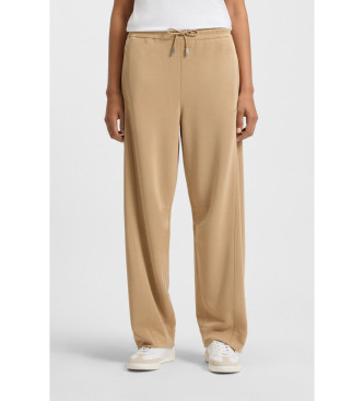 BOSSvoor vrouwen. 50547800 Bruine Elijak broek (XS), Casual, Polyester