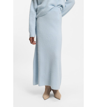 BOSSvoor vrouwen. 50548955 Rok Fici lichtblauw (M), Casual, Groen, Polyester, Korte mouwen