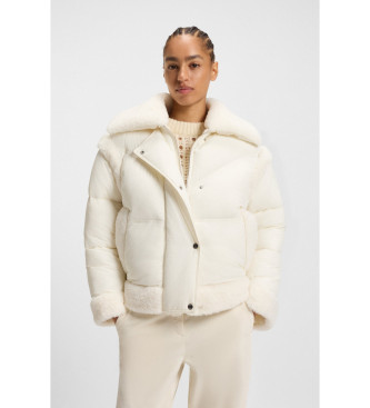 BOSS para mujer. 50548173 Chaqueta Acolchada Pajuna blanco (38), Casual, Poliamida