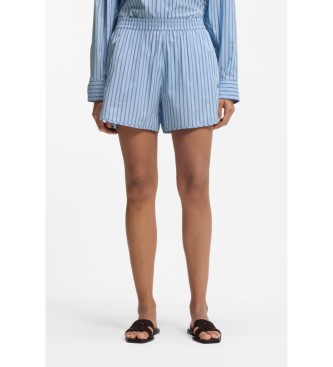 BOSS para mujer. 50559232 Shorts Tiplyna azul (34), Casual, Algodón